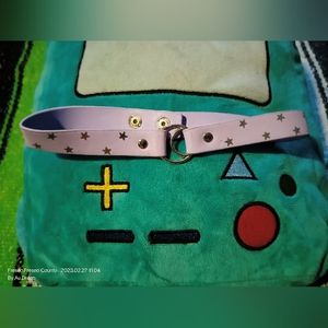 Lavender Leather Choker